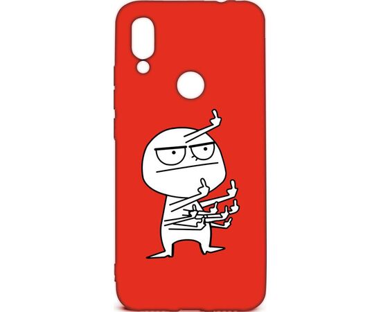 Купить Чехол-накладка TOTO Cartoon Soft Silicone TPU Case Xiaomi Redmi 7 FK9 Red, фото , характеристики, отзывы