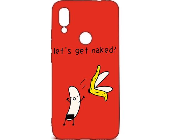 Купить Чехол-накладка TOTO Cartoon Soft Silicone TPU Case Xiaomi Redmi 7 Banana Red, фото , характеристики, отзывы