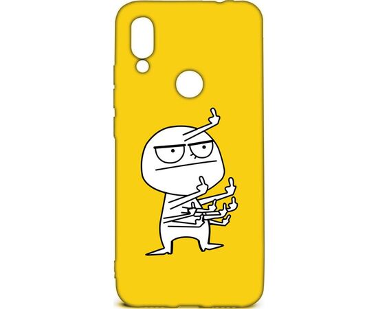 Купить Чехол-накладка TOTO Cartoon Soft Silicone TPU Case Xiaomi Redmi 7 FK9 Yellow, фото , характеристики, отзывы