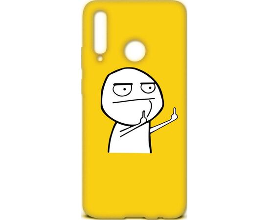 Купить Чехол-накладка TOTO Cartoon Soft Silicone TPU Case Huawei P Smart+ 2019 FK2 Yellow, фото , характеристики, отзывы