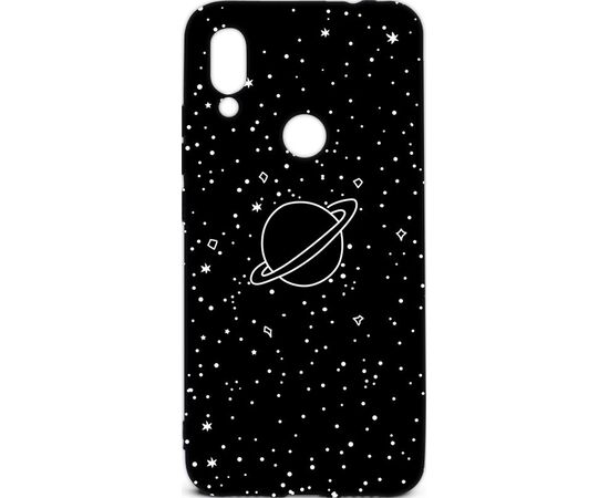 Купить Чехол-накладка TOTO Cartoon Soft Silicone TPU Case Xiaomi Redmi 7 Saturn Black, фото , характеристики, отзывы