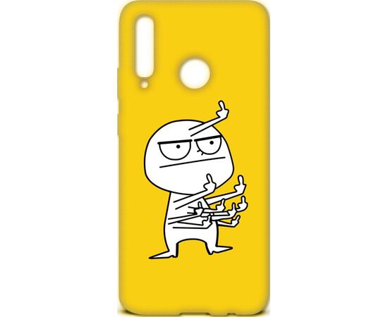 Купить Чехол-накладка TOTO Cartoon Soft Silicone TPU Case Huawei P Smart+ 2019 FK9 Yellow, фото , характеристики, отзывы