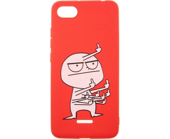 Купить Чехол-накладка TOTO Cartoon Soft Silicone TPU Case Xiaomi Redmi 6A FK9 Red, фото , характеристики, отзывы