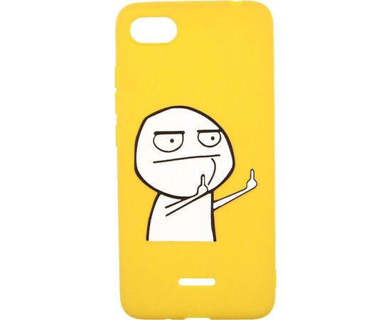 Купить Чехол-накладка TOTO Cartoon Soft Silicone TPU Case Xiaomi Redmi 6A FK2 Yellow, фото , характеристики, отзывы