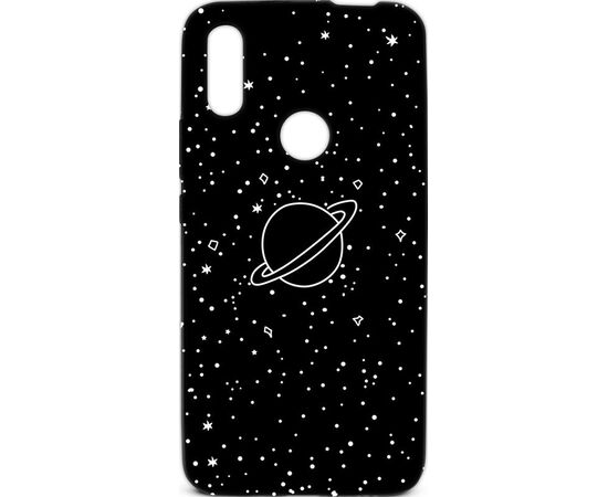 Купить Чехол-накладка TOTO Cartoon Soft Silicone TPU Case Huawei P Smart Z Saturn Black, фото , характеристики, отзывы