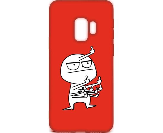 Придбати Чехол-накладка TOTO Cartoon Soft Silicone TPU Case Samsung Galaxy S9 FK9 Red, image , характеристики, відгуки