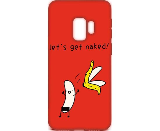 Купить Чехол-накладка TOTO Cartoon Soft Silicone TPU Case Samsung Galaxy S9 Banana Red, фото , характеристики, отзывы