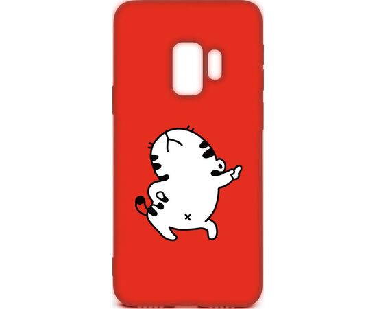 Купить Чехол-накладка TOTO Cartoon Soft Silicone TPU Case Samsung Galaxy S9 Cat Red, фото , характеристики, отзывы