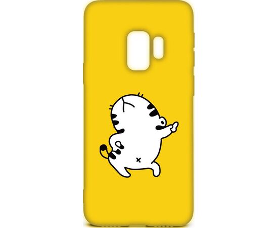 Купить Чехол-накладка TOTO Cartoon Soft Silicone TPU Case Samsung Galaxy S9 Cat Yellow, фото , характеристики, отзывы