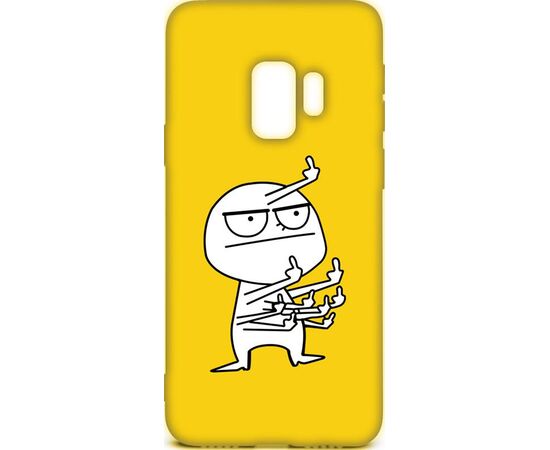 Купить Чехол-накладка TOTO Cartoon Soft Silicone TPU Case Samsung Galaxy S9 FK9 Yellow, фото , характеристики, отзывы