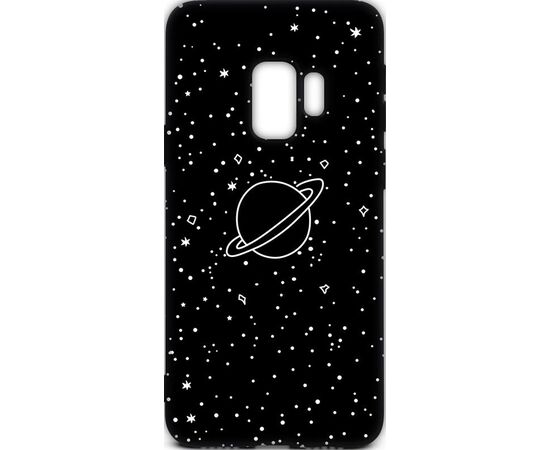 Купить Чехол-накладка TOTO Cartoon Soft Silicone TPU Case Samsung Galaxy S9 Saturn Black, фото , характеристики, отзывы