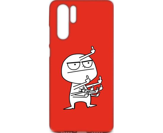 Купить Чехол-накладка TOTO Cartoon Soft Silicone TPU Case Huawei P30 Pro FK9 Red, фото , характеристики, отзывы