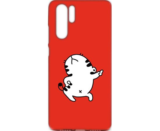 Купить Чехол-накладка TOTO Cartoon Soft Silicone TPU Case Huawei P30 Pro Cat Red, фото , характеристики, отзывы