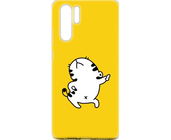 Купить Чехол-накладка TOTO Cartoon Soft Silicone TPU Case Huawei P30 Pro Cat Yellow, фото , характеристики, отзывы