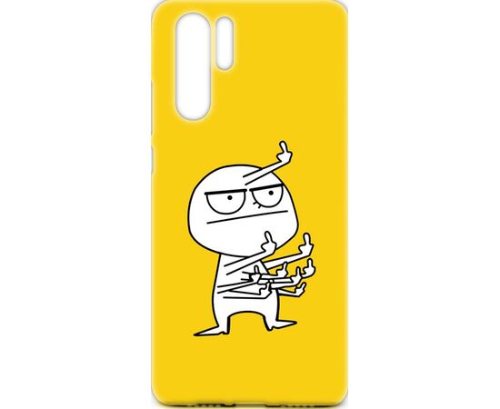 Купить Чехол-накладка TOTO Cartoon Soft Silicone TPU Case Huawei P30 Pro FK9 Yellow, фото , характеристики, отзывы