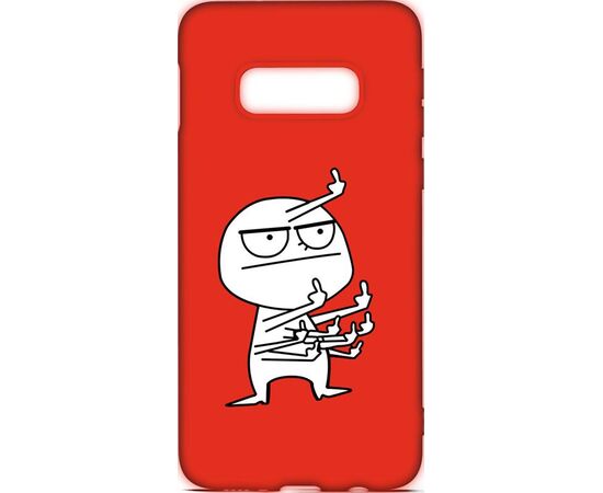 Купить Чехол-накладка TOTO Cartoon Soft Silicone TPU Case Samsung Galaxy S10e FK 9 Red, фото , характеристики, отзывы