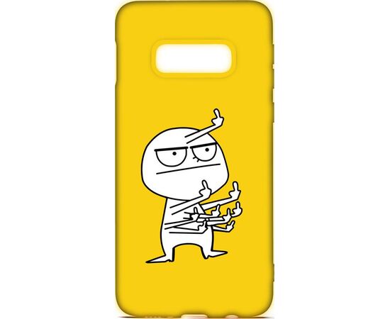 Придбати Чехол-накладка TOTO Cartoon Soft Silicone TPU Case Samsung Galaxy S10e FK 9 Yellow, image , характеристики, відгуки