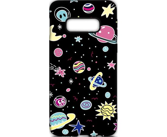 Придбати Чехол-накладка TOTO Cartoon Soft Silicone TPU Case Samsung Galaxy S10e Space Planets Black, image , характеристики, відгуки