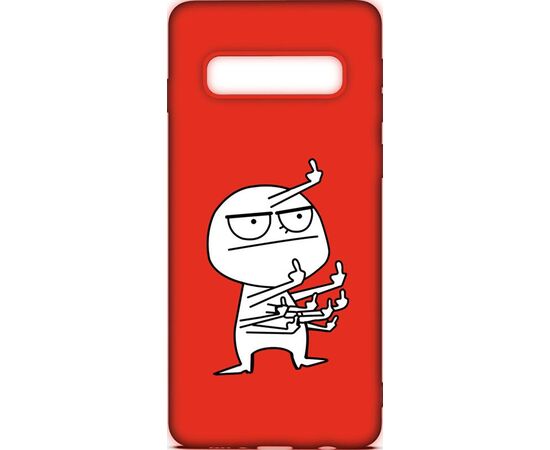 Придбати Чехол-накладка TOTO Cartoon Soft Silicone TPU Case Samsung Galaxy S10+ FK 9 Red, image , характеристики, відгуки