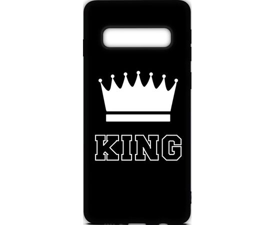 Придбати Чехол-накладка TOTO Cartoon Soft Silicone TPU Case Samsung Galaxy S10+ King Black, image , характеристики, відгуки