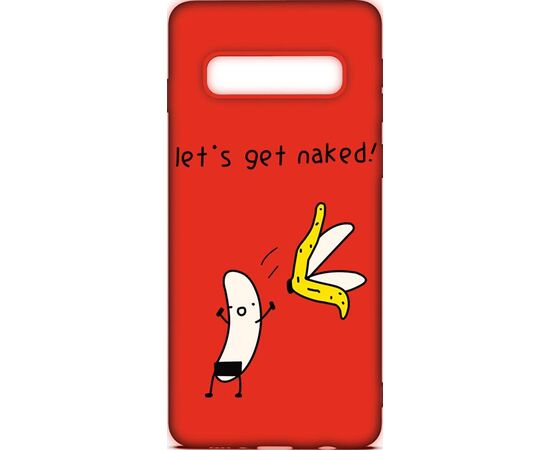 Придбати Чехол-накладка TOTO Cartoon Soft Silicone TPU Case Samsung Galaxy S10+ Banana Red, image , характеристики, відгуки