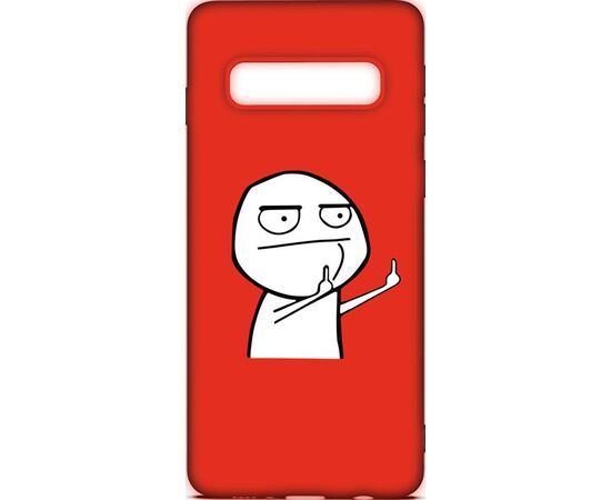 Придбати Чехол-накладка TOTO Cartoon Soft Silicone TPU Case Samsung Galaxy S10+ FK 2 Red, image , характеристики, відгуки