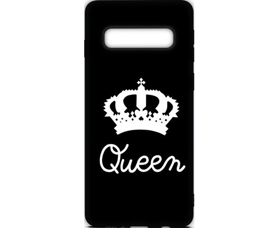 Придбати Чехол-накладка TOTO Cartoon Soft Silicone TPU Case Samsung Galaxy S10+ Queen Black, image , характеристики, відгуки