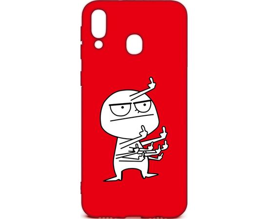 Придбати Чехол-накладка TOTO Cartoon Soft Silicone TPU Case Samsung Galaxy M20 FK 9 Red, image , характеристики, відгуки