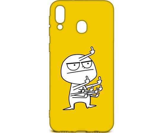 Придбати Чехол-накладка TOTO Cartoon Soft Silicone TPU Case Samsung Galaxy M20 FK 9 Yellow, image , характеристики, відгуки