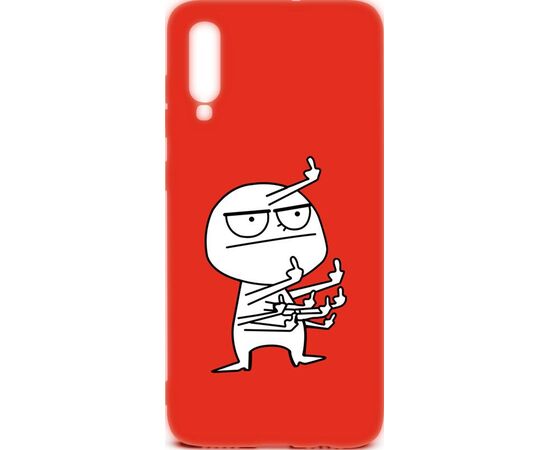 Купить Чехол-накладка TOTO Cartoon Soft Silicone TPU Case Samsung Galaxy A70 FK 9 Red, фото , характеристики, отзывы