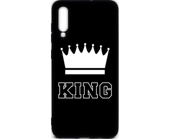 Придбати Чехол-накладка TOTO Cartoon Soft Silicone TPU Case Samsung Galaxy A70 King Black, image , характеристики, відгуки