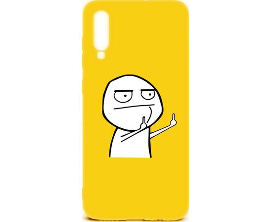 Купить Чехол-накладка TOTO Cartoon Soft Silicone TPU Case Samsung Galaxy A70 FK 2 Yellow, фото , характеристики, отзывы