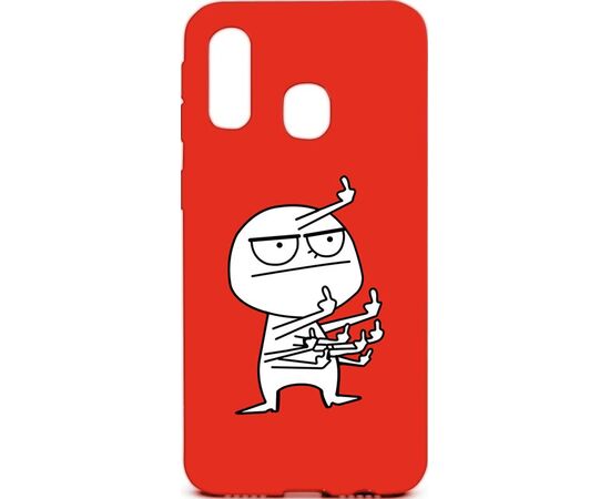 Купить Чехол-накладка TOTO Cartoon Soft Silicone TPU Case Samsung Galaxy A40 FK 9 Red, фото , характеристики, отзывы