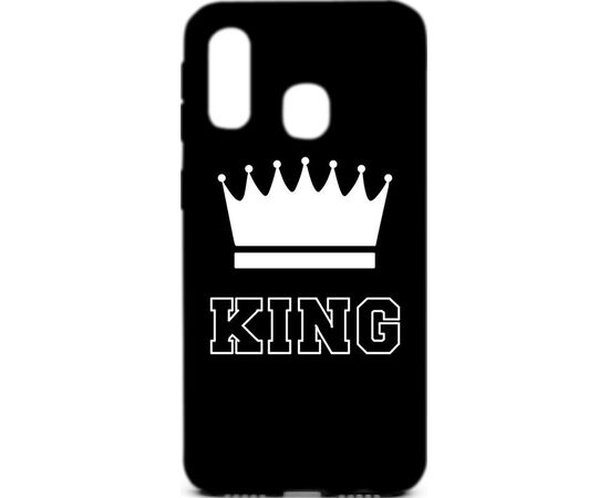 Придбати Чехол-накладка TOTO Cartoon Soft Silicone TPU Case Samsung Galaxy A40 King Black, image , характеристики, відгуки