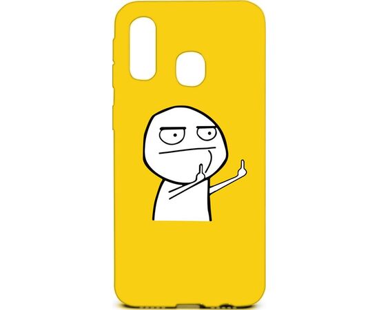 Купить Чехол-накладка TOTO Cartoon Soft Silicone TPU Case Samsung Galaxy A40 FK 2 Yellow, фото , характеристики, отзывы