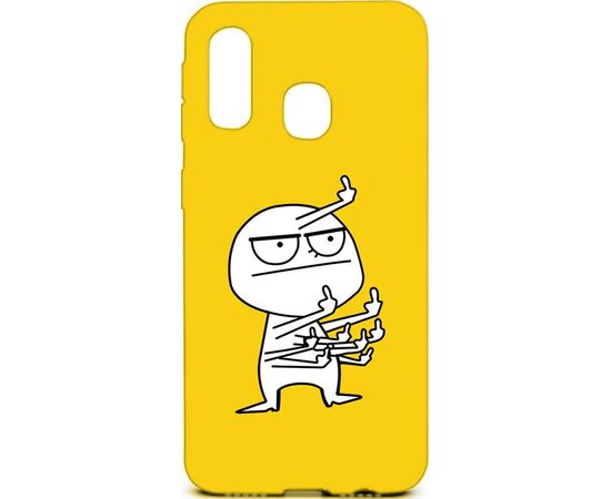 Придбати Чехол-накладка TOTO Cartoon Soft Silicone TPU Case Samsung Galaxy A40 FK 9 Yellow, image , характеристики, відгуки