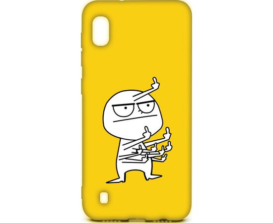 Придбати Чехол-накладка TOTO Cartoon Soft Silicone TPU Case Samsung Galaxy A10 FK 9 Yellow, image , характеристики, відгуки