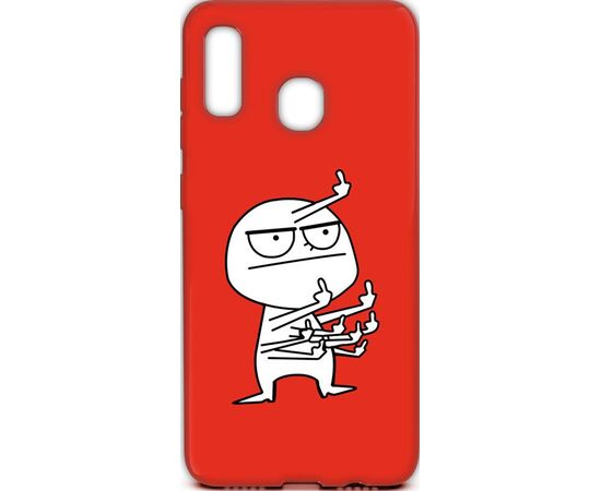 Придбати Чехол-накладка TOTO Cartoon Soft Silicone TPU Case Samsung Galaxy A20/A30 FK 9 Red, image , характеристики, відгуки