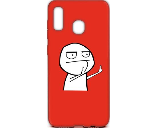 Придбати Чехол-накладка TOTO Cartoon Soft Silicone TPU Case Samsung Galaxy A20/A30 FK 2 Red, image , характеристики, відгуки