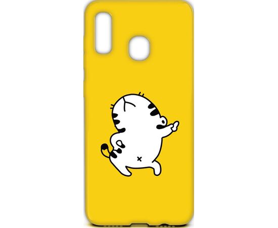 Придбати Чехол-накладка TOTO Cartoon Soft Silicone TPU Case Samsung Galaxy A20/A30 Cat Yellow, image , характеристики, відгуки