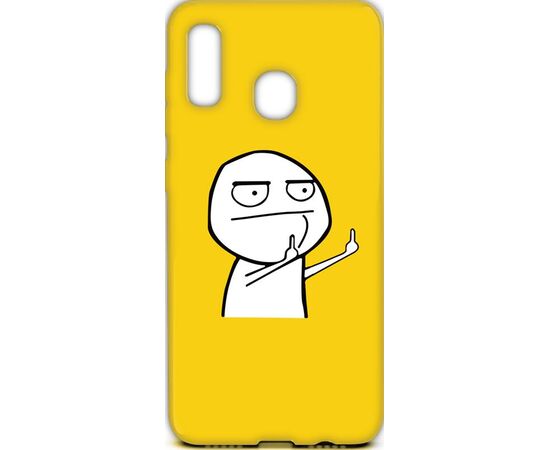 Купить Чехол-накладка TOTO Cartoon Soft Silicone TPU Case Samsung Galaxy A20/A30 FK 2 Yellow, фото , характеристики, отзывы