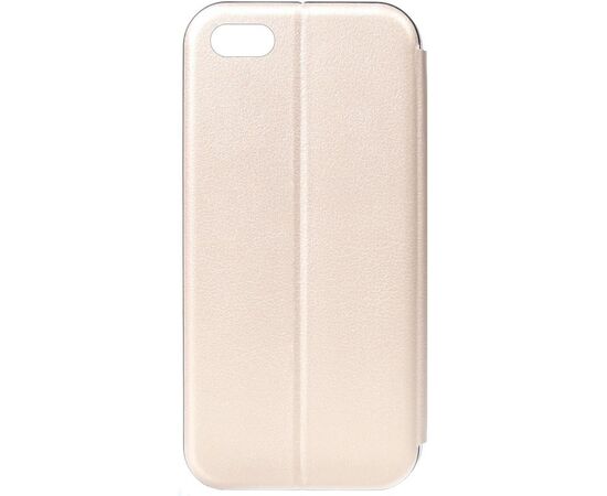 Придбати Чехол-книжка TOTO Book Rounded Leather Case Apple iPhone 5/5s/SE Gold, image , характеристики, відгуки