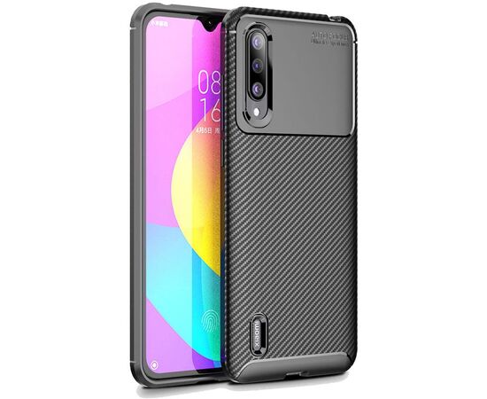 Купить Чехол-накладка TOTO TPU Carbon Fiber 1,5mm Case Xiaomi Mi CC9/Mi 9 Lite Black, фото , характеристики, отзывы