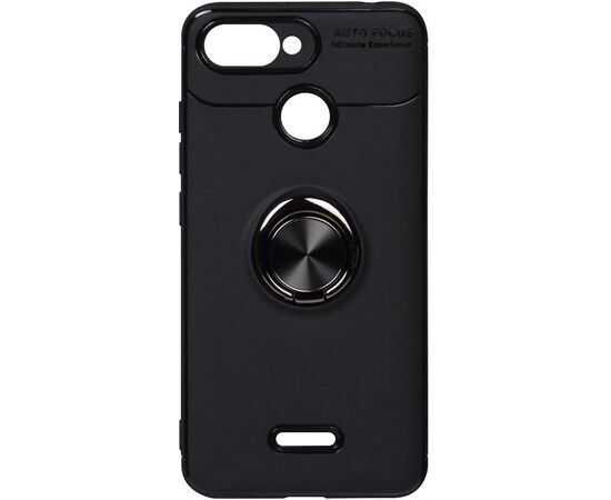 Купить Чехол-накладка TOTO Car Magnetic Ring TPU Case Xiaomi Redmi 6A Black/Black, фото , характеристики, отзывы