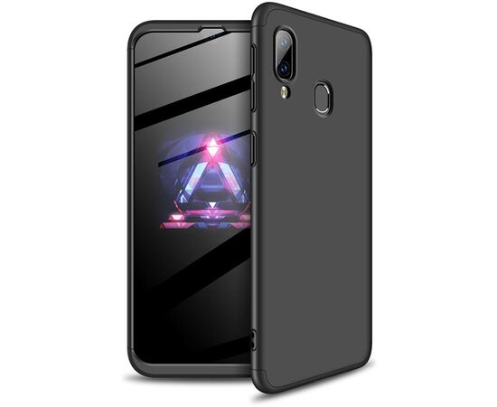 Придбати Чехол-накладка GKK 3 in 1 Hard PC Case Samsung Galaxy A40 Black, image , характеристики, відгуки