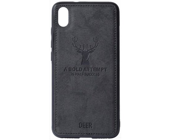 Купить Чехол-накладка TOTO Deer Shell With Leather Effect Case Xiaomi Redmi 7A Black, фото , характеристики, отзывы