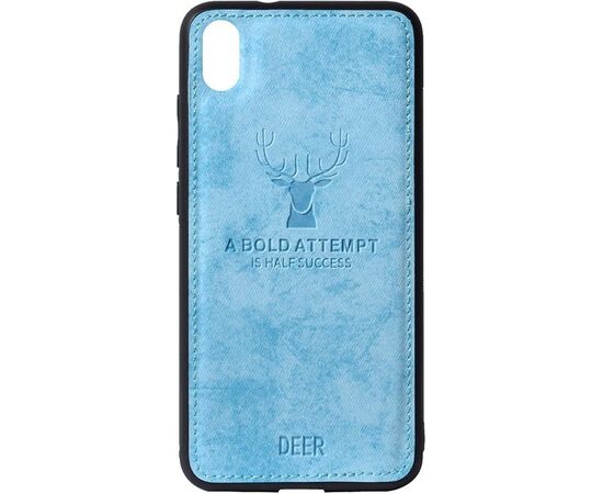 Купить Чехол-накладка TOTO Deer Shell With Leather Effect Case Xiaomi Redmi 7A Blue, фото , характеристики, отзывы