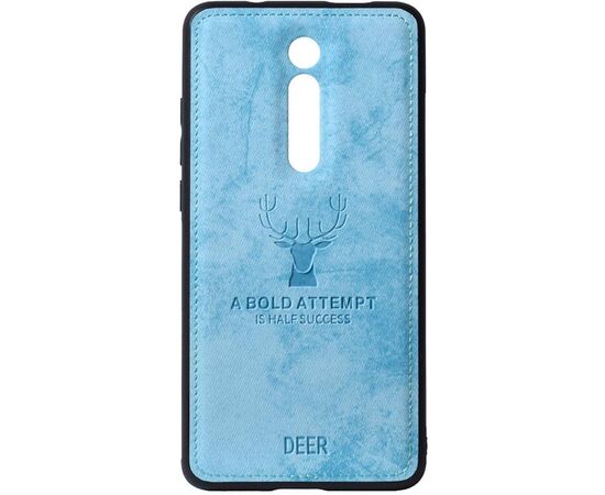 Купить Чехол-накладка TOTO Deer Shell With Leather Effect Case Xiaomi Mi 9T/Mi 9T Pro/Redmi K20/K20 Pro Blue, фото , характеристики, отзывы