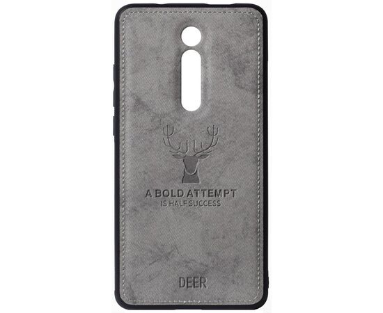 Купить Чехол-накладка TOTO Deer Shell With Leather Effect Case Xiaomi Mi 9T/Mi 9T Pro/Redmi K20/K20 Pro Grey, фото , характеристики, отзывы