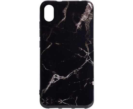 Придбати Чехол-накладка TOTO IMD Print Marble TPU Case Xiaomi Redmi 7A Black, image , характеристики, відгуки